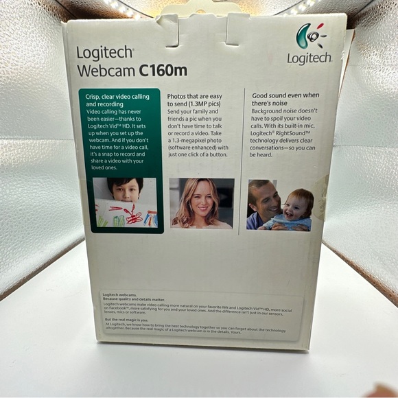 Logitech C160M Web Cam Windows with Headset New in box sealed - Picture 4 of 6